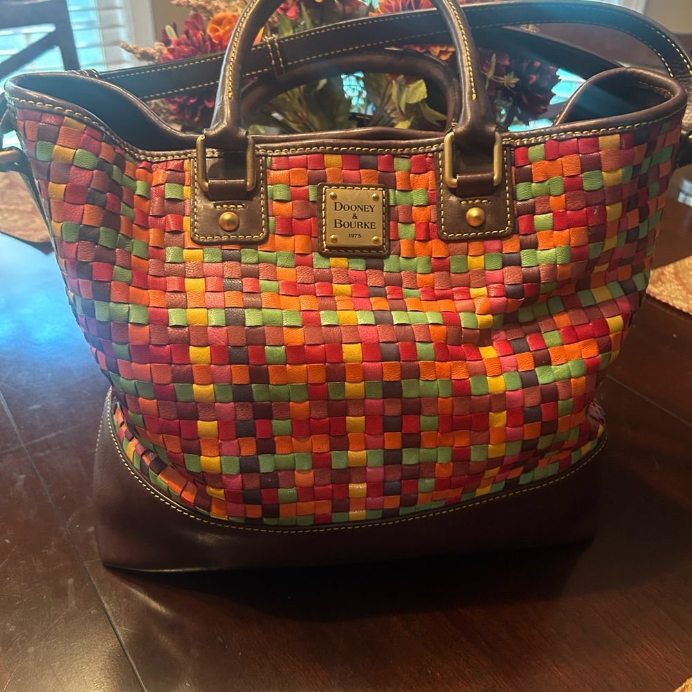 Dooney & Bourke Multi Colored Tessuta